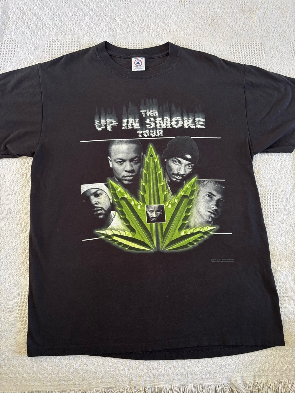Up In Smoke Tour Tshirt Vintage 2000 Y2K Eminem Dr. Dre Snoop Dogg Unisex Large